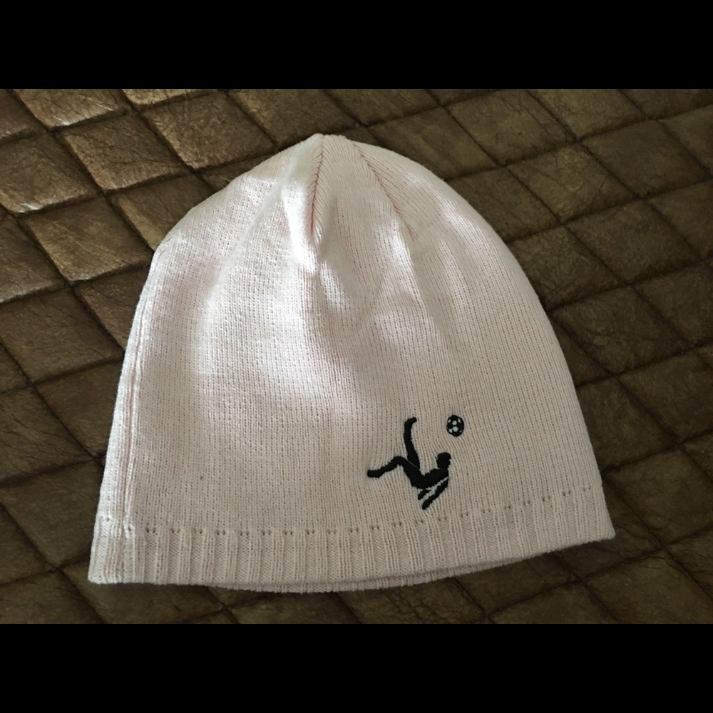 Light Pink Soccer beanie